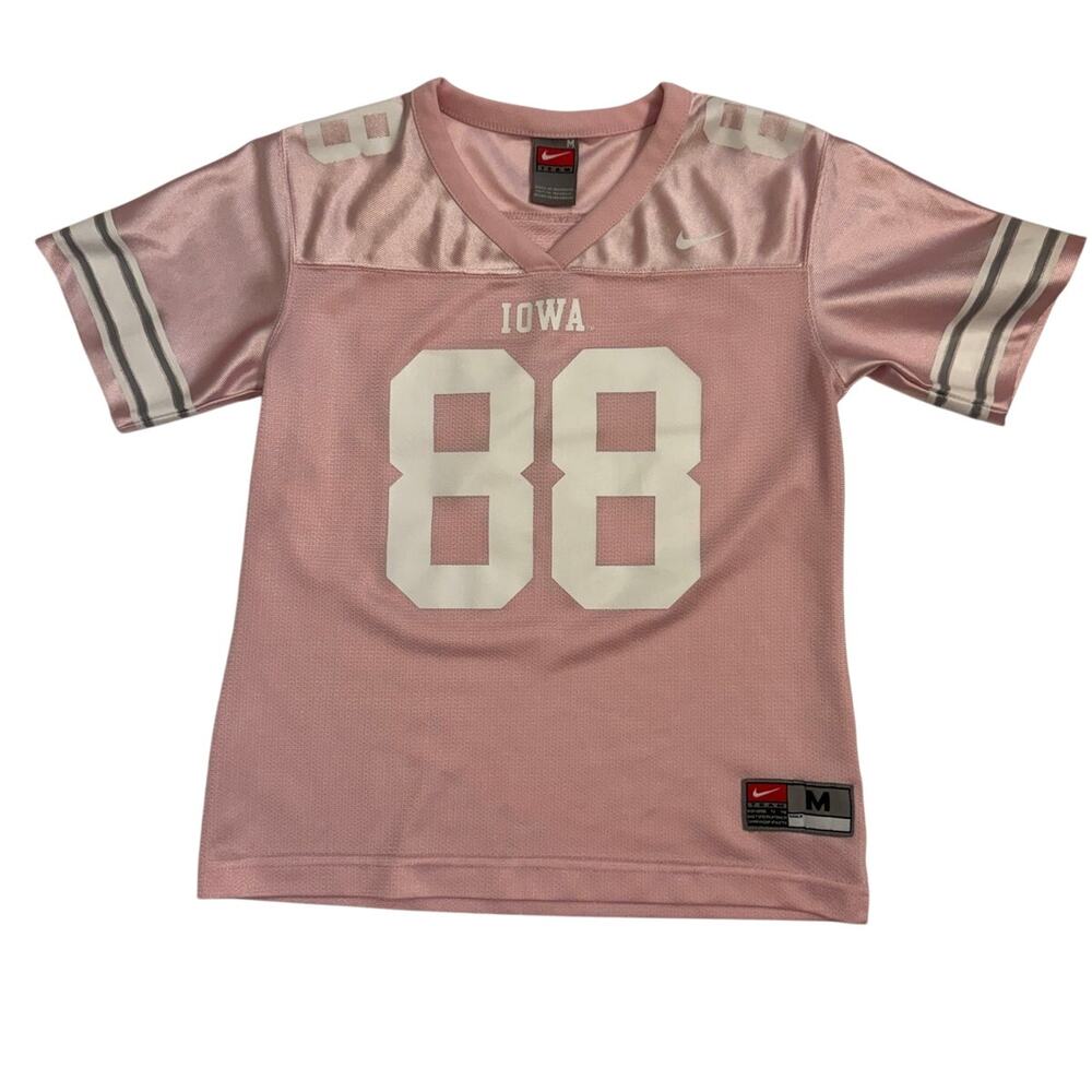 Nike Youth Girls Iowa Hawkeyes Jersey Pink/Grey #88 Sz YM